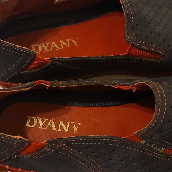 Dyany mens leather shoes size 10 - Picture 3 of 7